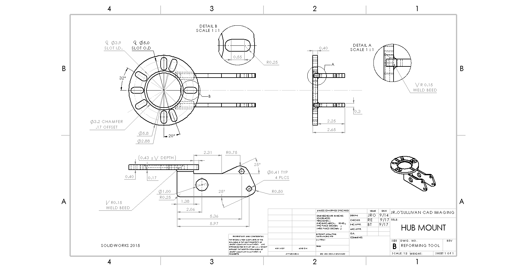 Hub Weldment